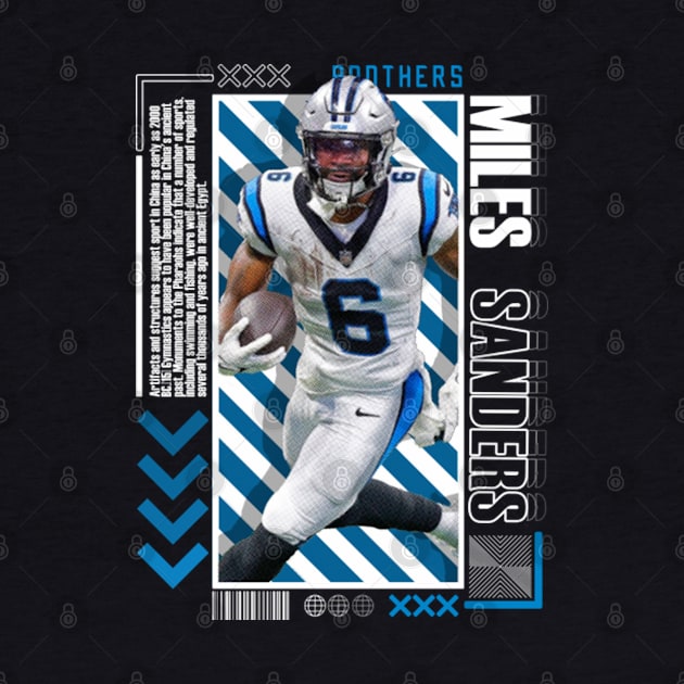 Miles Sanders Paper Poster Version 10 by art.Hamdan